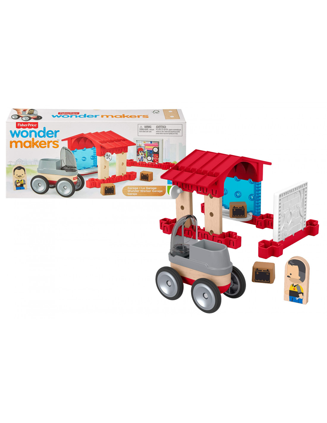 Wonder Rummage Wonder Makers Fisher Garage Legno - Vespe Store