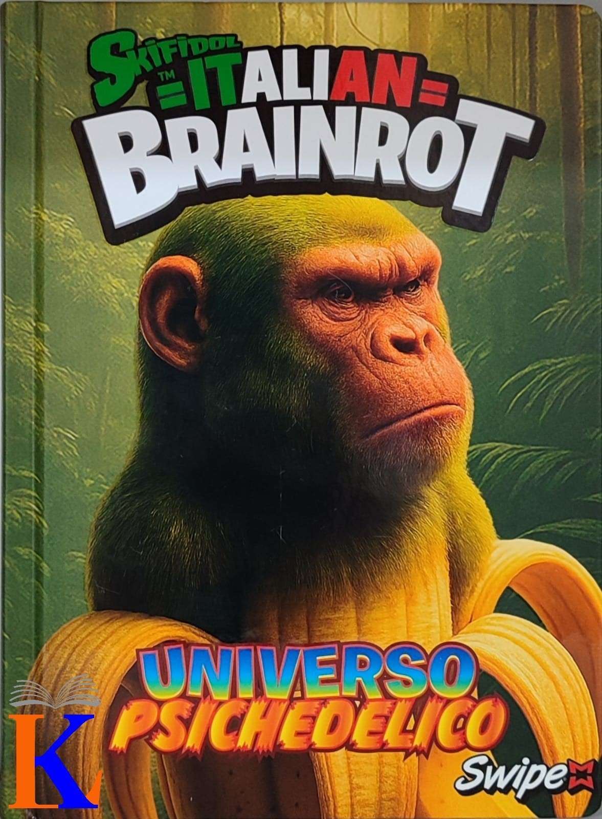 Diario Brainrot Scimpanzé Bananini - 12 Mesi Non Datato, 416 Pagine Con Card Collezionabili